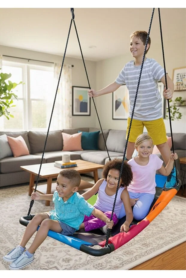 Gondol Renkli Çocuk Salıncağı 